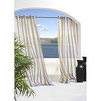 Algopix Similar Product 7 - Escape Stripe Grommet Curtain Panel