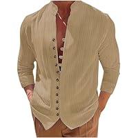 Algopix Similar Product 5 - Mens Long Sleeve Shirts Casual Button