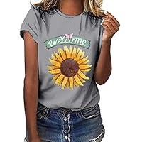 Algopix Similar Product 6 - Women TShirt Casual Summer Short