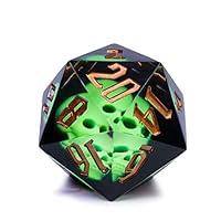 Algopix Similar Product 10 - Cusdie Large D20 Dice 55mm with Sharp