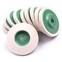 Algopix Similar Product 6 - 10pcs 100mm 4 Wool Buffing Polish