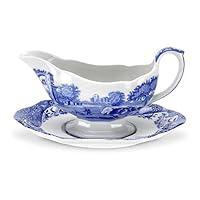 Algopix Similar Product 17 - Spode Blue Italian 9 Oz Gravy Boat and