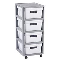 Algopix Similar Product 18 - Curver Infinity 4X10L with Four Drawers