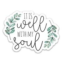 Algopix Similar Product 17 - It is well sticker  Religious decals 