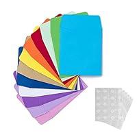 Algopix Similar Product 1 - 120 Pieces Small Envelopes Library Card