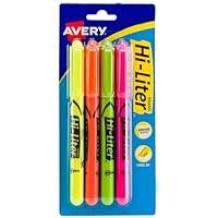 Algopix Similar Product 10 - AVERY HiLiter PenStyle Highlighters