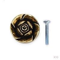 Algopix Similar Product 12 - 10 x Rose Cabinet Drawer Door Furniture