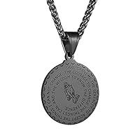 Algopix Similar Product 17 - HZMAN Bible Verse Prayer Necklace