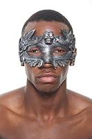 Algopix Similar Product 2 - Men's Skull Masquerade Mask, Silver