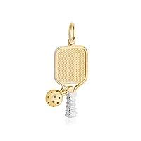 Algopix Similar Product 6 - Jet Set Pickleball Racket Charm