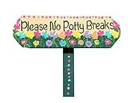 Algopix Similar Product 12 - Please No Potty Breaks sign curb your