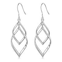 Algopix Similar Product 15 - Sterling Silver Dangle Earrings for