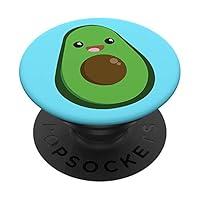 Algopix Similar Product 16 - Avocado Pop Socket Cute Kawaii Style