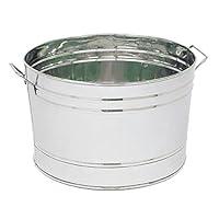 Algopix Similar Product 12 - Achla Designs Round Stainless Steel Tub