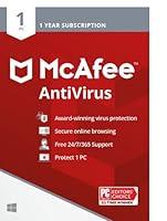 Algopix Similar Product 11 - McAfee AntiVirus Protection  1 PC
