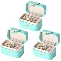 Algopix Similar Product 14 - KUKUVR 3 Pieces Small Travel Ring Box