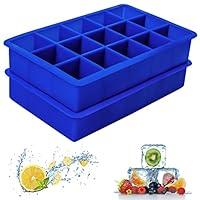 Algopix Similar Product 14 - Ozera 2 Pack Silicone Ice Cube Tray