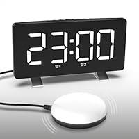 Algopix Similar Product 17 - VAUNO Super Loud Alarm Clock for Heavy
