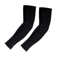 Algopix Similar Product 10 - HuiYee Men Sports Black Compression Arm