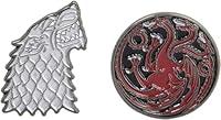 Algopix Similar Product 3 - Game of Thrones Twin Pins Stark and
