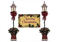 Algopix Similar Product 11 - Set of 2 Holiday Time PreLit 4 Foot