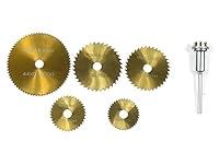 Algopix Similar Product 11 - Titanium Coating HSS Circular Saw Discs