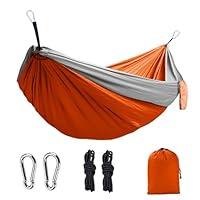 Algopix Similar Product 7 - WANGXIA Colored Hammock Outdoor Camping