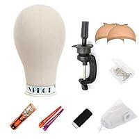 Algopix Similar Product 9 - VRHOT Wig Head Canvas Block Head
