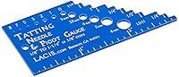 Algopix Similar Product 3 - Lacis Tatting Needle & Picot Gauge, Blue