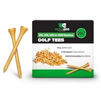 Algopix Similar Product 1 - Wedge Guys Bamboo Golf Tees 234 