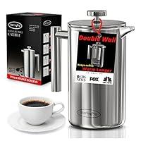 Algopix Similar Product 17 - French Press Coffee Maker  Double