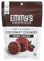 Algopix Similar Product 18 - EMMYS Organic Dark Cacao Macaroons, 6 OZ