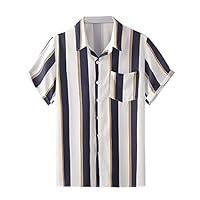 Algopix Similar Product 3 - Summer Mens Fashion Casual BlouseMen