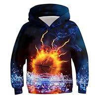 Algopix Similar Product 9 - uideazone Flame Basketball Sweatshirt