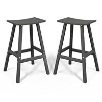 Algopix Similar Product 10 - Costaelm AllWeather Bar Stools Set of