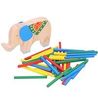 Algopix Similar Product 14 - Wood Block Stacking Game Rounded