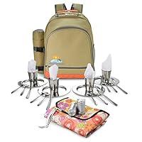 Algopix Similar Product 17 - 4Person Picnic Backpack Bag 