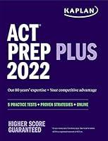 Algopix Similar Product 11 - ACT Prep Plus 2022 5 Practice Tests 