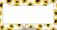 Algopix Similar Product 11 - Personalized Sunflower White License