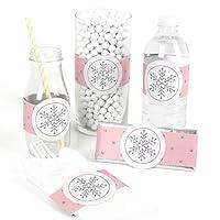 Algopix Similar Product 14 - Big Dot of Happiness Pink Winter