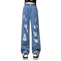 Algopix Similar Product 9 - Ripped Jeans for Kids Girls High