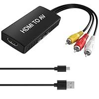 Algopix Similar Product 17 - HDMI to RCA Converter HDMI to AV