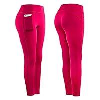 Algopix Similar Product 20 - charmsamx Yoga Pants High Waisted Tummy