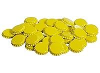 Algopix Similar Product 1 - Bottle Caps - Yellow (50 Caps)