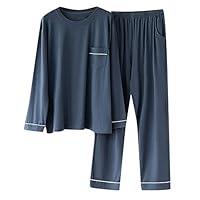Algopix Similar Product 1 - Pajama Set for Men Long Sleeves
