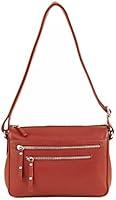 Algopix Similar Product 16 - GAL Crossbody Zip Handbag - Burnt Orange