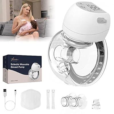 Wearable Breast Pump, LCD Hands-Free Pump, 3 Mode & 9 Levels Adjustable for  Comfortable Pumping, Low Noise & Painless Electric Breastfeeding Pump
