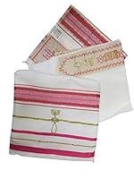 Algopix Similar Product 13 - Pink and Gold Grafted Messianic Tallit