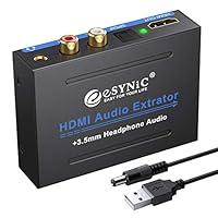 Algopix Similar Product 15 - eSynic 4K HDMI Audio Extractor HDMI to