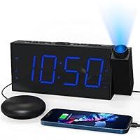 Algopix Similar Product 14 - Mesqool Projection Alarm Clock Loud